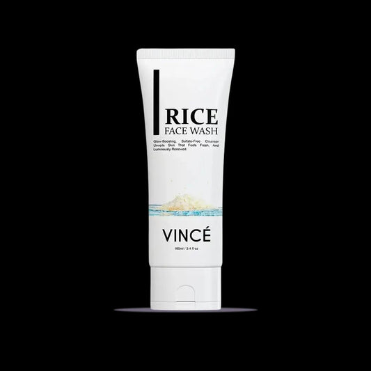 Vincé Rice Face Wash – 100ml (Glow-Boosting Facial Cleanser)