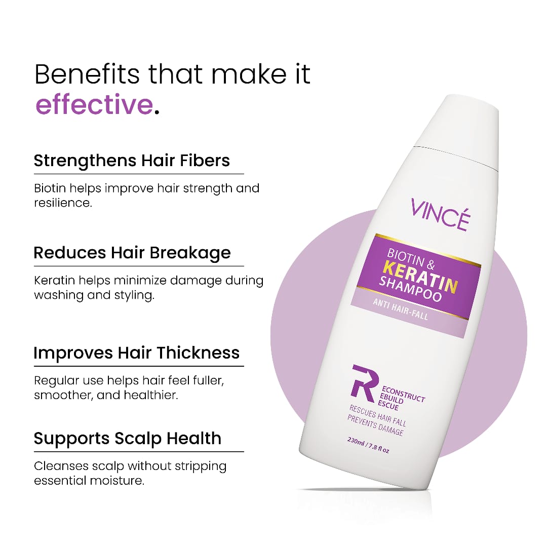 Vincé Professional Hair Therapy Trio – 3-in-1 Complete Care Bundle (Pack of 3)
