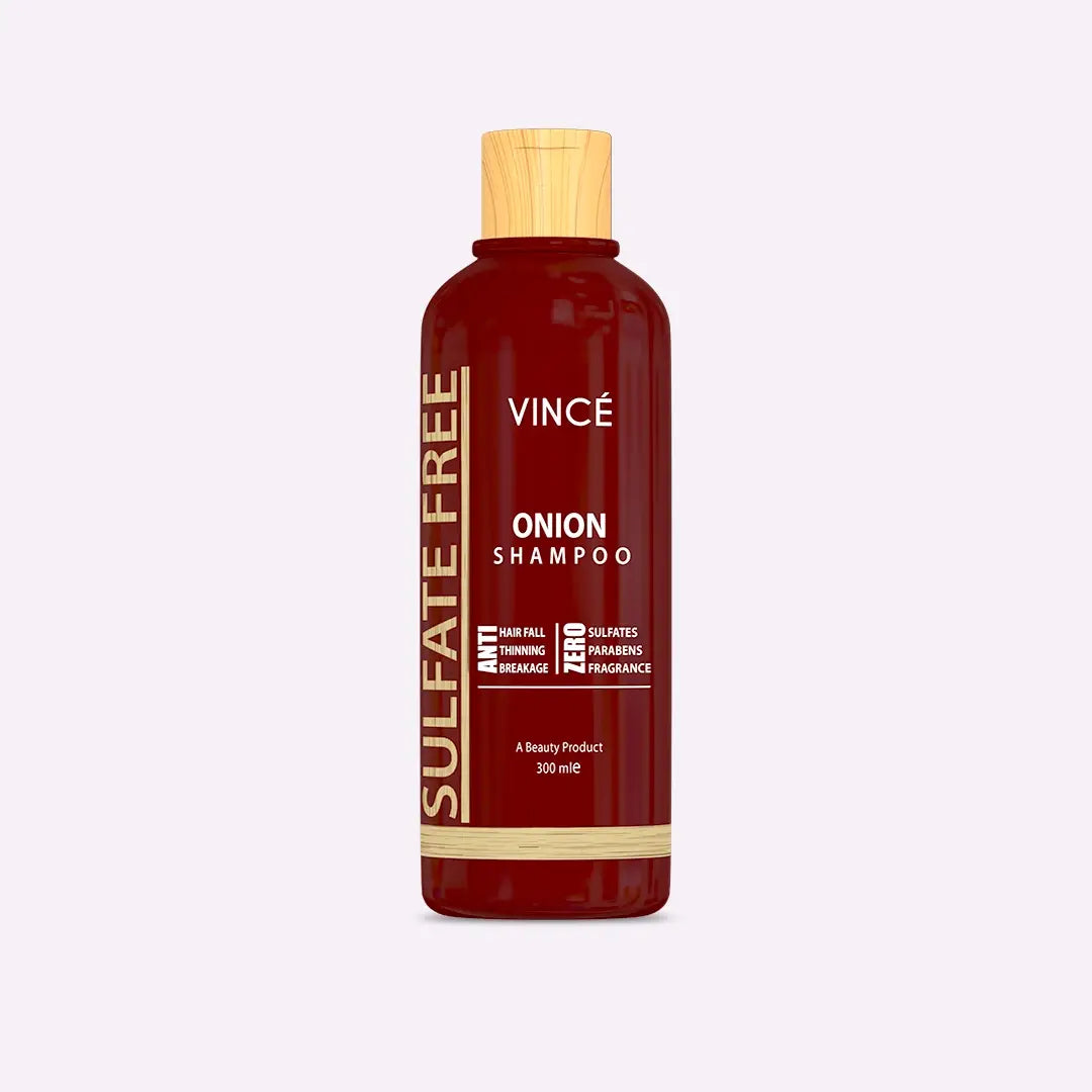 Vincé Sulfate Free Onion Shampoo – Anti Hair Fall & Hair Regrowth (300ml)