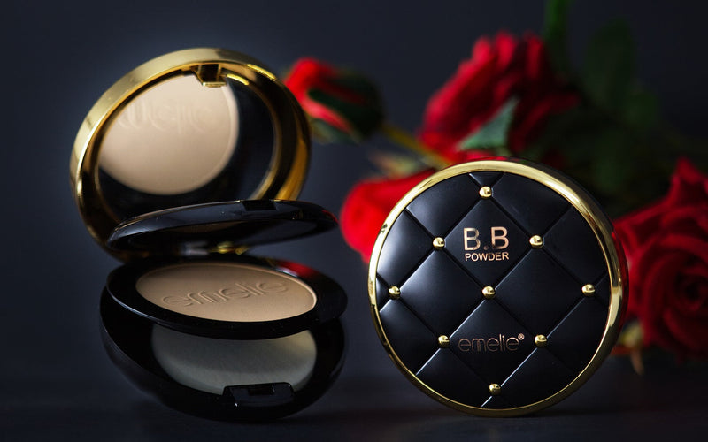 Emelie Luxury B.B Powder 2-in-1 Compact – Double Layer Flawless Matte Finish