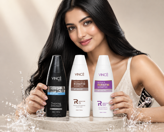 Vincé Professional Hair Therapy Trio – 3-in-1 Complete Care Bundle (Pack of 3)