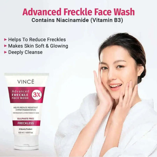 Vince Advanced Freckle Face Wash – 120ml (Sulfate-Free)