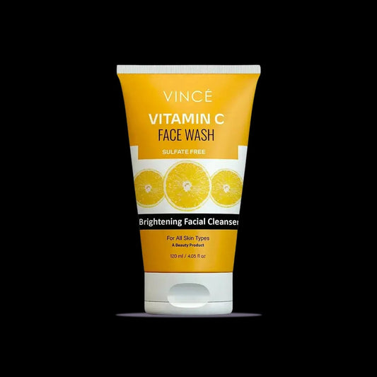 Vincé Vitamin C Face Wash – 120ml (Brightening Facial Cleanser)