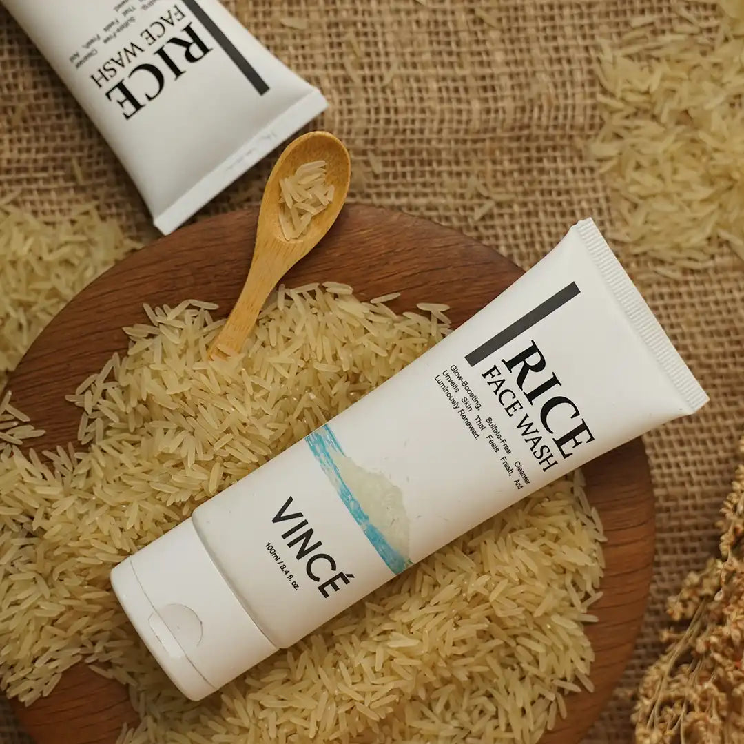 Vincé Rice Face Wash – 100ml (Glow-Boosting Facial Cleanser)