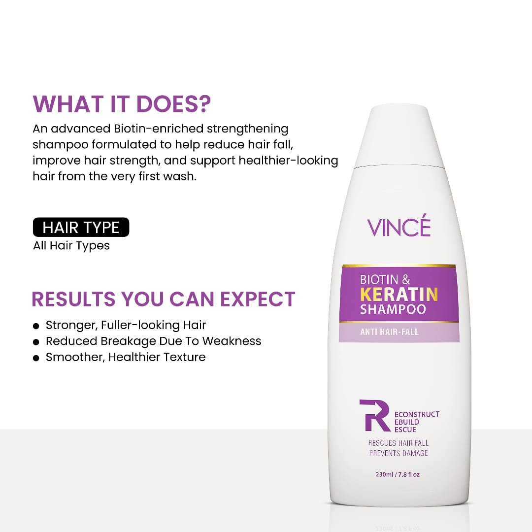 Vincé Professional Hair Therapy Trio – 3-in-1 Complete Care Bundle (Pack of 3)