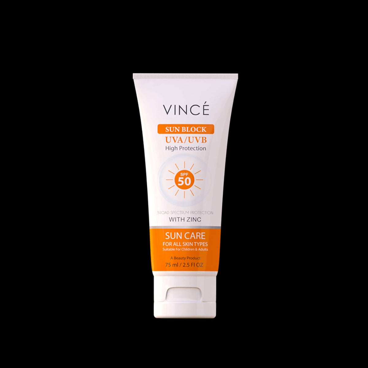 Vincé Ultimate Sun Protection Duo – SPF 50 & SPF 75 High Protection Sunblock Combo (75ml + 75ml)