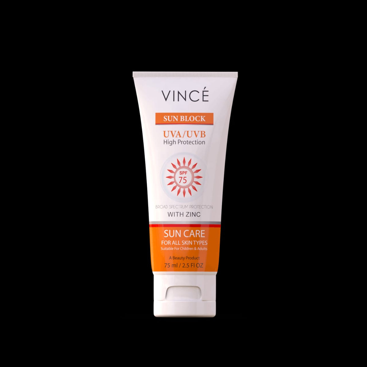 Vincé Ultimate Sun Protection Duo – SPF 50 & SPF 75 High Protection Sunblock Combo (75ml + 75ml)
