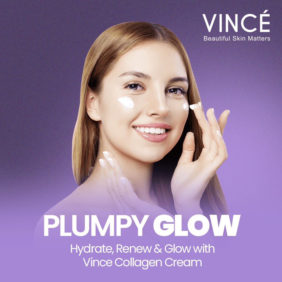 Vincé Collagen Rejuvenation Cream – Anti-Aging, Firming & Plumping Moisturizer for Wrinkles & Fine Lines (50ml)