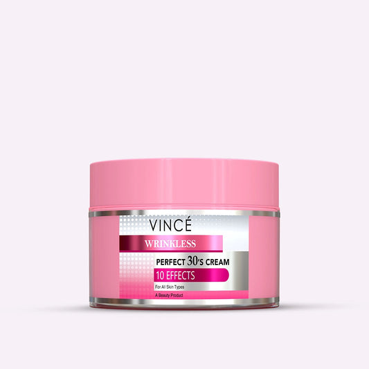 Vincé Wrinkless Perfect 30's Cream – 10-in-1 Anti-Aging, Firming & Wrinkle Defense (50ml)