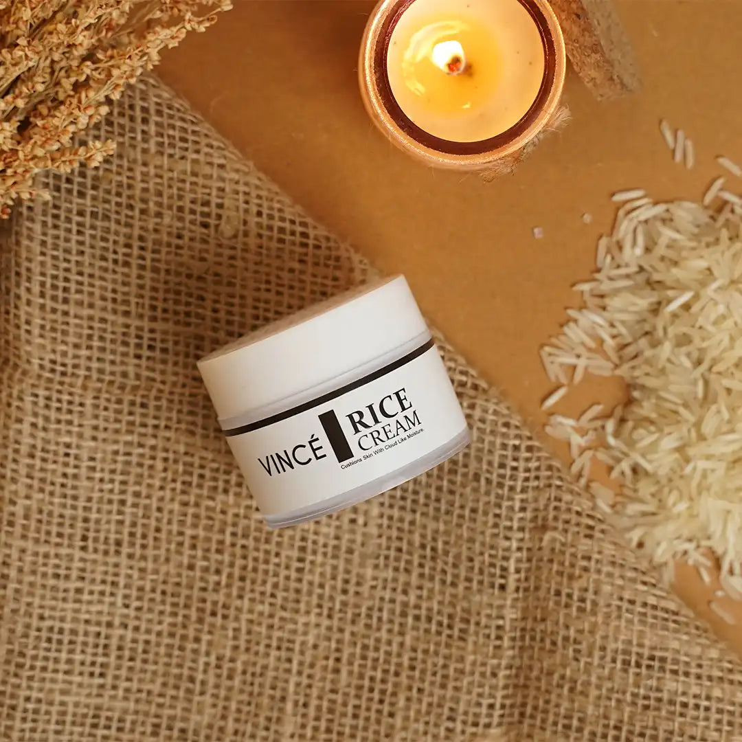 Vincé Rice Cream – Cloud-Like Barrier Repair, Deep Hydration & Glass Skin Glow (50ml)