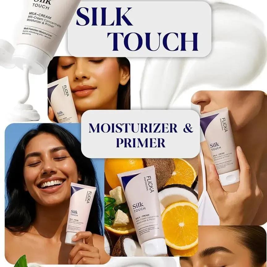 Flicka Professional Silk Touch 3-in-1 Milk-Cream Concentrate (Moisturizer & Primer)